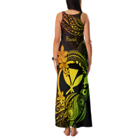 Hawaii Family Matching Tank Maxi Dress and Hawaiian Shirt Turtle Mix Polynesian Plumeria Reggae Version LT14 - Polynesian Pride