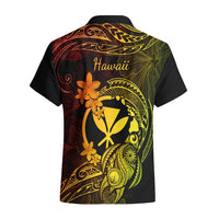 Hawaii Hawaiian Shirt Turtle Mix Polynesian Plumeria Reggae Version LT14 - Polynesian Pride