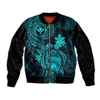 hawaii-sleeve-zip-bomber-jacket-turtle-mix-polynesian-plumeria-turquoise-version