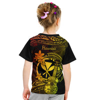 Hawaii Kid T Shirt Ukulele Mix Polynesian Plumeria Reggae Version LT14 - Polynesian Pride