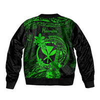 hawaii-bomber-jacket-ukulele-mix-polynesian-plumeria-green-version