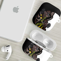 New Zealand Valentines Day AirPods Case Piwakawaka Lovers Maori Koru Tattoo - Polynesian Pride
