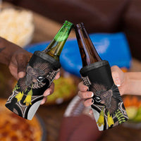 New Zealand Valentines Day 4 in 1 Can Cooler Tumbler Piwakawaka Lovers Maori Koru Tattoo - Polynesian Pride