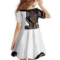 New Zealand Valentines Day Family Matching Short Sleeve Bodycon Dress and Hawaiian Shirt Piwakawaka Lovers Maori Koru Tattoo - Polynesian Pride