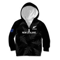 New Zealand Silver Fern Rugby Kid Hoodie 2023 Go Aotearoa World Cup LT14 - Polynesian Pride
