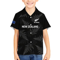 Personalised New Zealand Silver Fern Rugby Hawaiian Shirt 2023 Go Aotearoa World Cup LT14 - Polynesian Pride