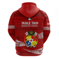 Tonga Rugby Hoodie 2023 Ikale Tahi Tongan Ngatu Pattern LT14 - Polynesian Pride