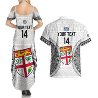 Custom Fiji Rugby Couples Matching Summer Maxi Dress and Hawaiian Shirt 2023 Go Champions World Cup Fijian Tapa Pattern LT14 - Polynesian Pride
