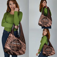 Malo e lelei Tonga Grocery Bag Tongan Ngatu Pattern Vintage Vibes