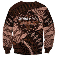 Malo e lelei Tonga Sweatshirt Tongan Ngatu Pattern Vintage Vibes LT14 - Polynesian Pride