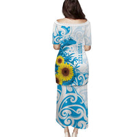 New Zealand Autism Awareness Month Puletasi Takiwatanga Maori Lizard With Sunflower