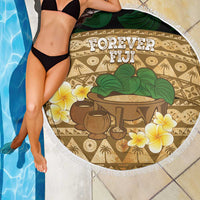 Bula Fiji Kava Bowl Beach Blanket Fijian Tapa Cloth Vintage Vibe LT14 - Polynesian Pride