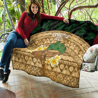 Bula Fiji Kava Bowl Quilt Fijian Tapa Cloth Vintage Vibe