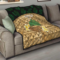 Bula Fiji Kava Bowl Quilt Fijian Tapa Cloth Vintage Vibe