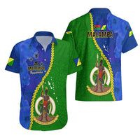 Vanuatu Malampa Province Matching Hawaiian Shirt and Dress Turtle Sand Drawing Unique Tapa LT14 No Dress Green - Polynesian Pride