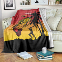 Custom Papua New Guinea Cricket Blanket PNG Barramundis - Polynesian Pride