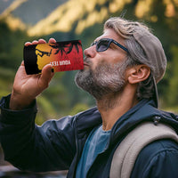 Custom Papua New Guinea Cricket 4 in 1 Can Cooler Tumbler PNG Barramundis - Polynesian Pride