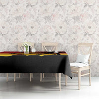 Custom Papua New Guinea Cricket Tablecloth PNG Barramundis - Polynesian Pride