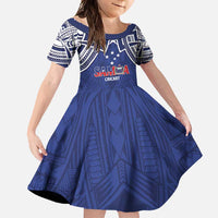 Custom Samoa Cricket Family Matching Mermaid Dress and Hawaiian Shirt Go Champions Samoan - Polynesian Pride