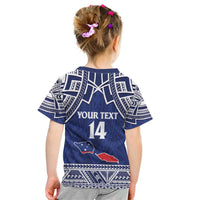 Custom Samoa Cricket Kid T Shirt Go Champions Samoan LT14 - Polynesian Pride
