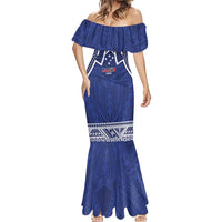 Custom Samoa Cricket Mermaid Dress Go Champions Samoan LT14 - Polynesian Pride