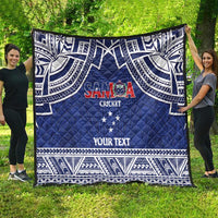 Custom Samoa Cricket Quilt Go Champions Samoan - Polynesian Pride