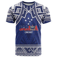 Custom Samoa Cricket T Shirt Go Champions Samoan LT14 Blue - Polynesian Pride