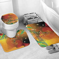 Papua New Guinea Independence Day Bathroom Set One People One Nation One Country