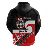 Personalised Te Reo Maori New Zealand Hoodie Kia Haka Maori Fern With Tino Rangatiratanga LT14 - Polynesian Pride