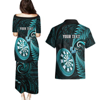 personalised-new-zealand-darts-couples-matching-puletasi-dress-and-hawaiian-shirt-happiness-is-a-tight-threesome-maori-turquoise