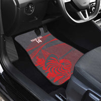 Custom New Caledonia Football Car Mats Allez Les Cagous Grey Version - Polynesian Pride