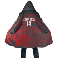 Custom New Caledonia Football Cloak Allez Les Cagous Grey Version - Polynesian Pride