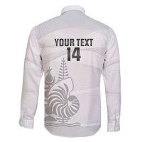 Custom New Caledonia Football Family Matching Short Sleeve Bodycon Dress and Hawaiian Shirt Allez Les Cagous White Version LT14 - Polynesian Pride