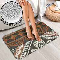 Bula Fiji Tapa Bathroom Set Fijian Masi Vintage Vibes - Polynesian Pride