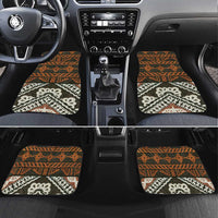 Bula Fiji Tapa Car Mats Fijian Masi Vintage Vibes - Polynesian Pride