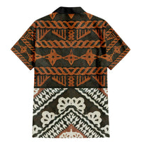 Bula Fiji Tapa Family Matching Mermaid Dress and Hawaiian Shirt Fijian Masi Vintage Vibes - Polynesian Pride