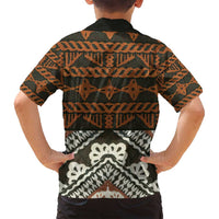 Bula Fiji Tapa Family Matching Puletasi and Hawaiian Shirt Fijian Masi Vintage Vibes LT14 - Polynesian Pride