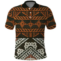 Bula Fiji Tapa Polo Shirt Fijian Masi Vintage Vibes - Polynesian Pride