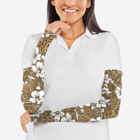 Kuvui Bula Fiji Arm Sleeves Fijian Tapa Seamless Hibiscus - Polynesian Pride