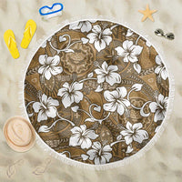 Kuvui Bula Fiji Beach Blanket Fijian Tapa Seamless Hibiscus - Polynesian Pride