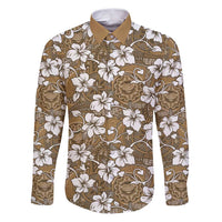 Kuvui Bula Fiji Family Matching Puletasi and Hawaiian Shirt Fijian Tapa Seamless Hibiscus - Polynesian Pride