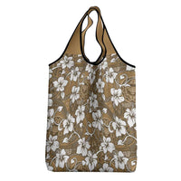 Kuvui Bula Fiji Grocery Bag Fijian Tapa Seamless Hibiscus - Polynesian Pride