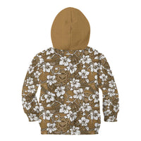 Kuvui Bula Fiji Kid Hoodie Fijian Tapa Seamless Hibiscus - Polynesian Pride