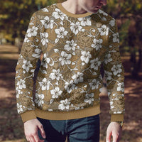 Kuvui Bula Fiji Ugly Christmas Sweater Fijian Tapa Seamless Hibiscus - Polynesian Pride