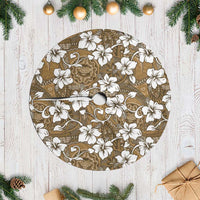 Kuvui Bula Fiji Tree Skirt Fijian Tapa Seamless Hibiscus - Polynesian Pride