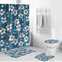 Karakarawa Bula Fiji Bathroom Set Fijian Tapa Seamless Hibiscus - Polynesian Pride