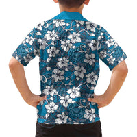 Karakarawa Bula Fiji Family Matching Puletasi and Hawaiian Shirt Fijian Tapa Seamless Hibiscus - Polynesian Pride