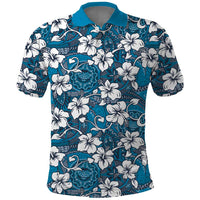 Karakarawa Bula Fiji Polo Shirt Fijian Tapa Seamless Hibiscus - Polynesian Pride