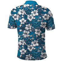 Karakarawa Bula Fiji Polo Shirt Fijian Tapa Seamless Hibiscus - Polynesian Pride