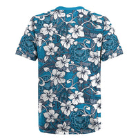 Karakarawa Bula Fiji Rugby Jersey Fijian Tapa Seamless Hibiscus - Polynesian Pride